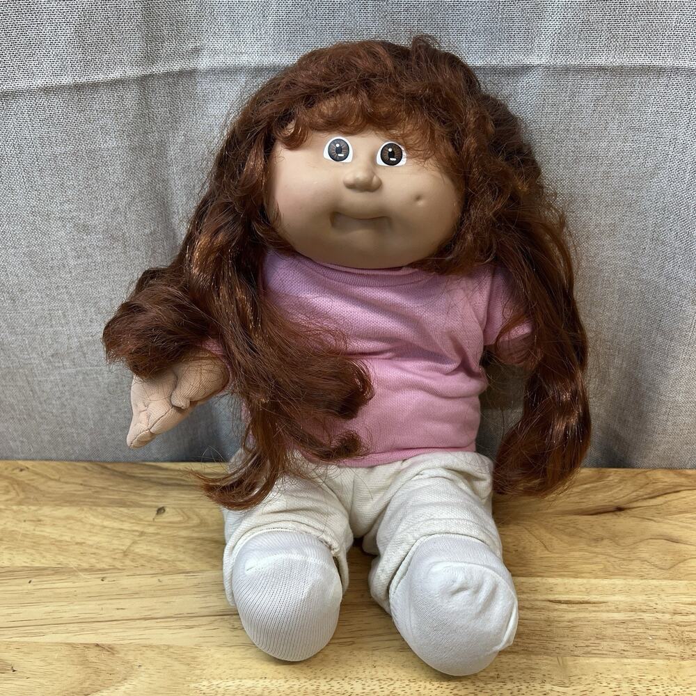 Cornsilk Cabbage Patch Kids HM#40 Long Red Hair Brown Eyes OAA 1985